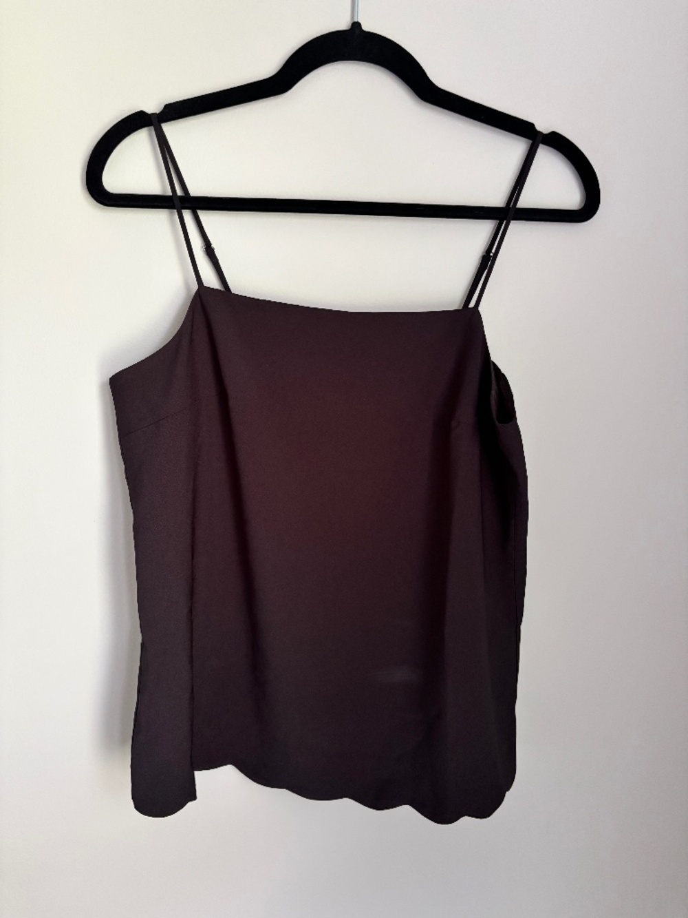 J.Crew Black Scalloped Hem Cami Tank Top Size 4